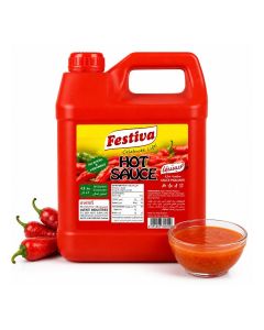 Hot Sauce 4.5L - Spicy Chili Sauce for Burgers, Sandwiches, Fries and Snacks - Dip and Cooking Sauce