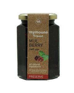MYMOUNE Mulberry Jam 350g / Natural, No Artificial Additives / Premium Lebanese Fruit Preserve