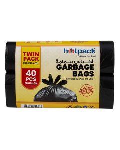 HOTPACK Garbage Bag Roll Economy 65X95cm, 20 Pieces X 2 Roll