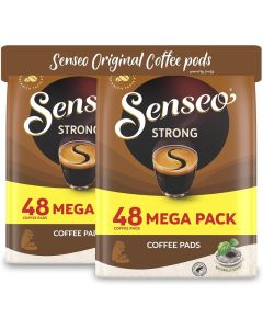 Senseo Douwe Egberts Strong Roast Coffee Pods - 48 Count Dual Pack for Rich and Full Flavor
