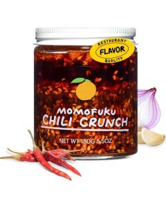 MOMOFUKU David Chang Chili Crunch - Spicy Chili Oil with Crispy Garlic and Shallots (5.5 oz)