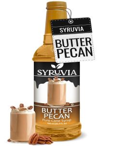 SYRUVIA Syruvia Pecan Butter Coffee Syrup 25.4oz Pecan Butter Flavoring For Coffee