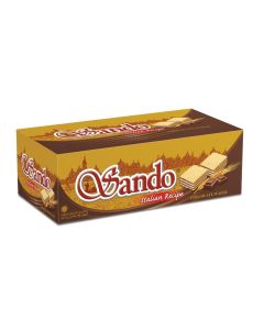 Sando Chocolate Wafers Crispy Cream-Filled Wafer Biscuits 32g Pack of 24