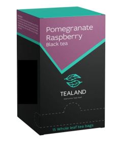 A Box of Pomegranate Raspberry Malty and 100% Natural Ingredients Antioxidants Rich Helps Destress Soothing & Calming Tisane (15 sachets)