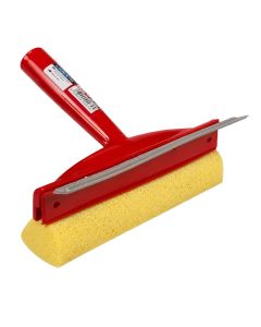 Tonkita Window Wiper with Sponge – 2-in-1 Glass Cleaner with Soft Sponge & Rubber Squeegee Lip, Window Cleaning Tool for Mirrors, Shower Glass & Smooth Surfaces, Fast Drying Wiper