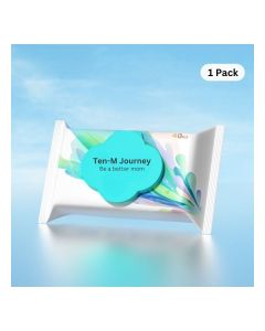 Ultra Soft Wet Wipes- Hypoallergenic and Fragrance-Free Wet Wipe Paper - Baby Cleansing Wipes for Sensitive Skin - Portable Daily Use Wet Wipe 150x200mm (40 Sheets/ 1 Pack)