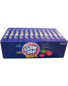 Charms Blow Pop Minis Theater Box - 12 Count Lollipops in Assorted Flavors