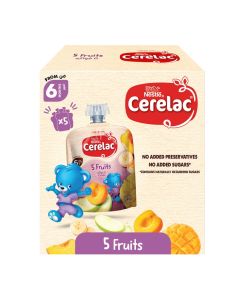 5 Fruits Puree 90gm Pack Of 5