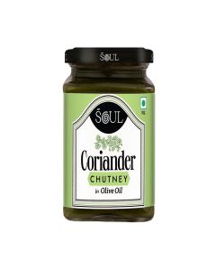 Soul Coriander Chutney in Olive Oil 270 Grams - A Flavorful Blend of Freshness and Spice