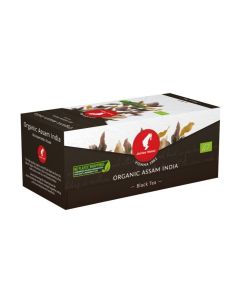 Julius Meinl Organic Assam India Black Tea 25ct - Plastic Free Packaging Biodegradable Filter