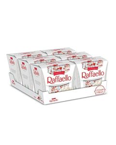 Raffaello Almond Coconut Candy 15 Individually Wrapped Gourmet Candy Box 6 boxes 53 oz