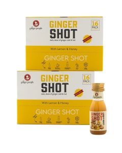 Ginger shot with lemon & honey 30ml pack of 32