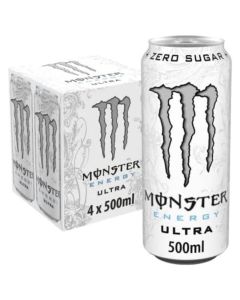 Ultra Zero Sugar Energy Drink, 500ml, Pack of 4