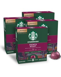 Starbucks by Nespresso Vertuo French Roast Dark Roast Coffee Pods - 32 Count