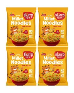 Instant Noodles Magic Masala Not Fried Millet Noodles 57g pack of 4
