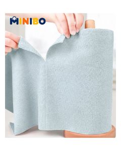 Microfiber Cleaning Cloth Roll - 20PCS Tear-Away Reusable Microfiber Paper Towels, Lint-Free, Washable, Sheets for Kitchen, Car, Dishes, and Sensitive Surfaces