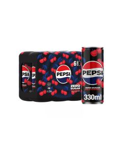 Zero Sugar Wild Cherry Soft Drink Cans