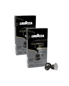 Nespresso Compatible Espresso Capsules – Lavazza Espresso Maestro Ristretto, 20 Aluminum Pods