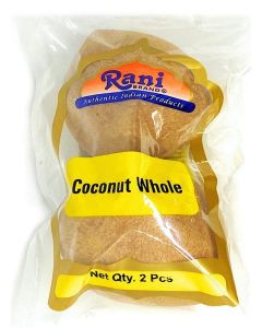 Rani Coconut (Copra) Dry Whole 2 Pieces ~ Raw (Uncooked, Unsweetened) ~ All Natural / Vegan / Gluten Friendly