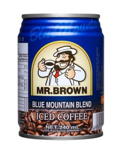 Mr Brown Iced Coffee Blue Mountain Style 812Ounce Pack of 24