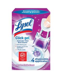 Lysol Click Gel Automatic Toilet Bowl Cleaner Lavender 4ct