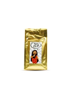 Tamr Wa Qhwah Umm Bader Emirati Coffee with Cardamom 400g - Dark Roast, Premium Blend for Rich, Intense Aroma - Authentic Arabic Coffee for Energy & Focus
