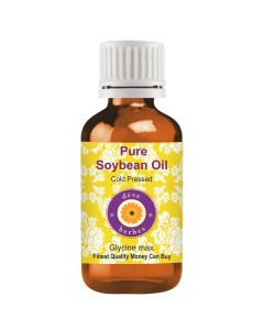 Deve Herbes Pure Soybean Oil Glycine max Natural Therapeutic Grade Cold Pressed 50ml