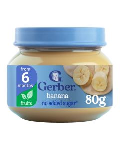Baby Food Banana Puree Jar 6 Months