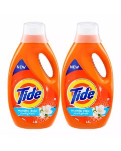 Tide Liquid Laundry Detergent Power Gel With Morning Fresh Fragrance- 2X1.8ltr