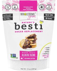 Wholesome Yum Besti Natural Sugar Substitute - Keto Granulated Monk Fruit Sweetener with Allulose