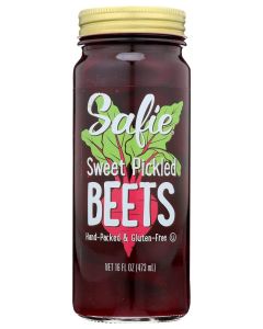 Safie Sweet Pickled Beets Kosher Certified 2 Glass Jars 16 fl oz each