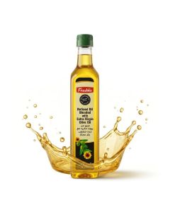 Premium Freshia Blended Olive Oil – 500ml / Blend of Refined & Extra Virgin Olive Oil, Ideal for Cooking, Frying & Salad Dressing - Perfect for Arabic Dishes, Grilling & Baking