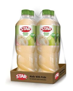 Star Guava Juice Drink 1.5Ltr, Pack of 4
