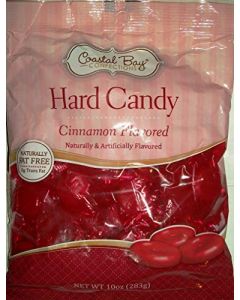 Coastal Bay Cinnamon Flavored Hard Candy 10 Oz Bag
