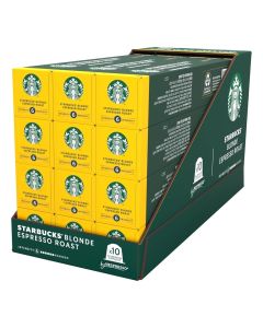 NESPRESSO Blonde Espresso Roast Coffee , Pack of 120 CAPSULES