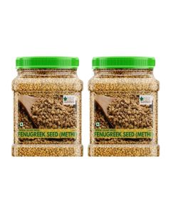700GM Certified Organic Fenugreek Seed Whole, Sabut Methi Dana pack of 2