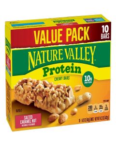 Nature Valley Protein Granola Bars, Salted Caramel Nut, Snack Bars, 10 ct, 14.2 OZ
