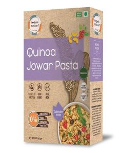 Organic Wisdom-Back to Roots Quinoa Jowar Macaroni, 180 g / Millet Pasta / No Maida / No MSG / No Refined Oil / High Protein & Fiber