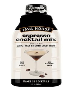 Java House Cold Brew Espresso Cocktail Mix, Ready to Use Liquid Coffee Concentrate- 32 fl oz (makes 32 cocktails)