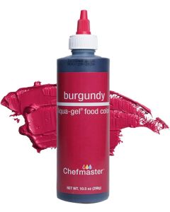 Chefmaster Burgundy Liqua Gel Food Color - 10.5 Ounce Bottle