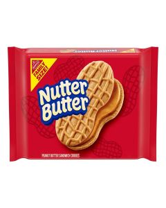 Nutter Butter, Peanut Butter Sandwich Cookies, Family Size, 16 Ounce