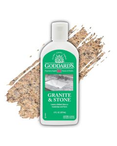 Goddard’s Marble & Granite Polish Carnauba Wax Countertop Cleaner for Scratches & Stains on Kitchen Island, Stone Surfaces, Sealer & Protectant, 8 oz