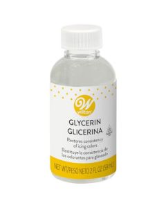 Wilton FoodGrade Vegetable Glycerin Restores Dried Icing Colors Softens Fondant Vegan Baking Ingredient 2 fl oz