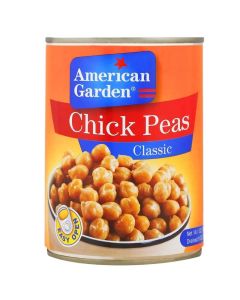 American Garden Pre Cooked Chick Peas Classic In Can Ready To Eat- 400gms
