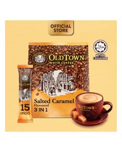 White Coffee 3 In 1, Salted Caramel Flavour, 35g x 15 Pcs, 525 Grams