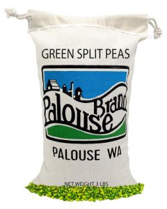 Green Split Peas 100 Desiccant Free 136 KG NonGMO Project Verified 100 NonIrradiated Certified Kosher Parve USA Grown Rich in Protein Field Traced Cotton Bag