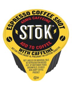 SToK Espresso Coffee Shots Black Unsweetened Dark Roast Coffee Use for Lattes Americanos 044 fl oz 264 Count