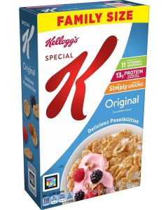 Kellogg's Special K Original Cold Breakfast Cereal - Family Size, 6 Boxes, 11 Vitamins & Minerals