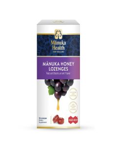 Manuka Health, Manuka Honey Lozenges, Natural Blackcurrant, MGO 400+, 15 Lozenges