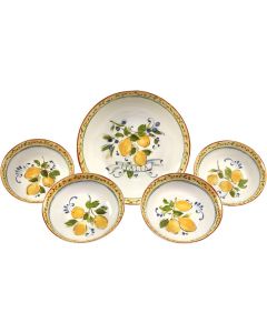 Certified International Italia 5pc Pasta Set Yellow